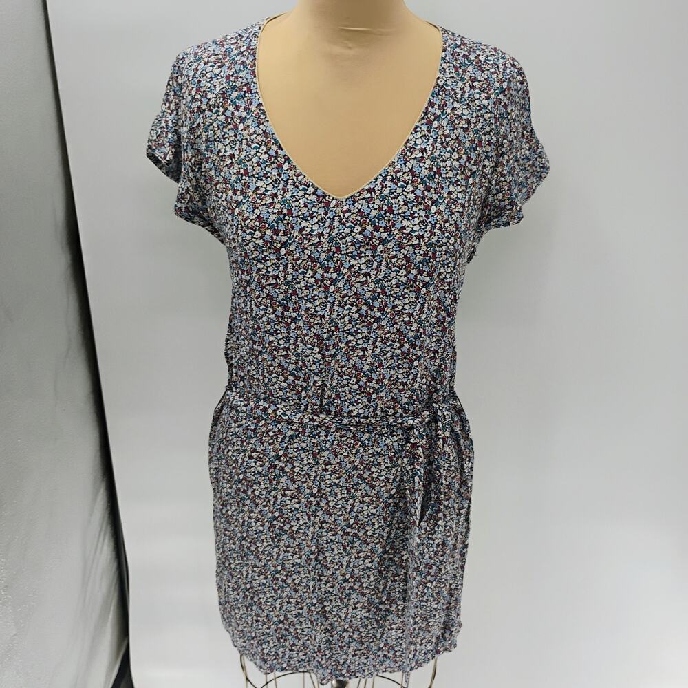 CAROLL WOMENS DOTTED SHORT SLEEVE CASUAL DRESS, Size 38 - Picture 13 of 13